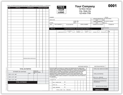 mechanic work order form   April.onthemarch.co