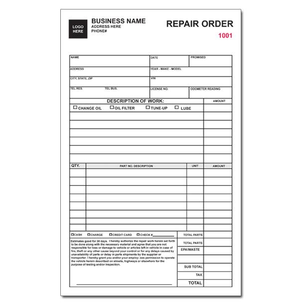 automotive repair order   April.onthemarch.co