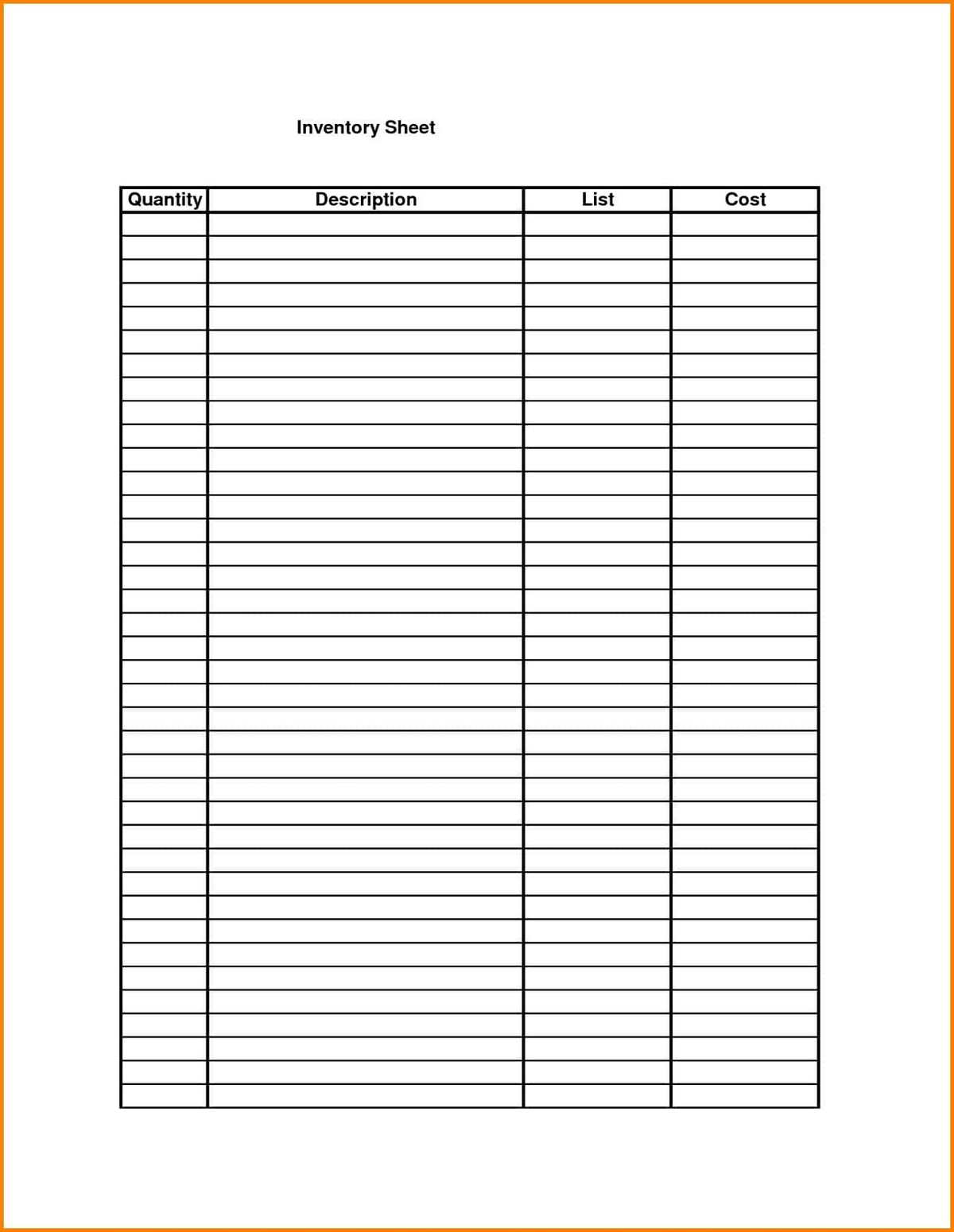 Printable Blank Inventory Spreadsheet | apcc2017