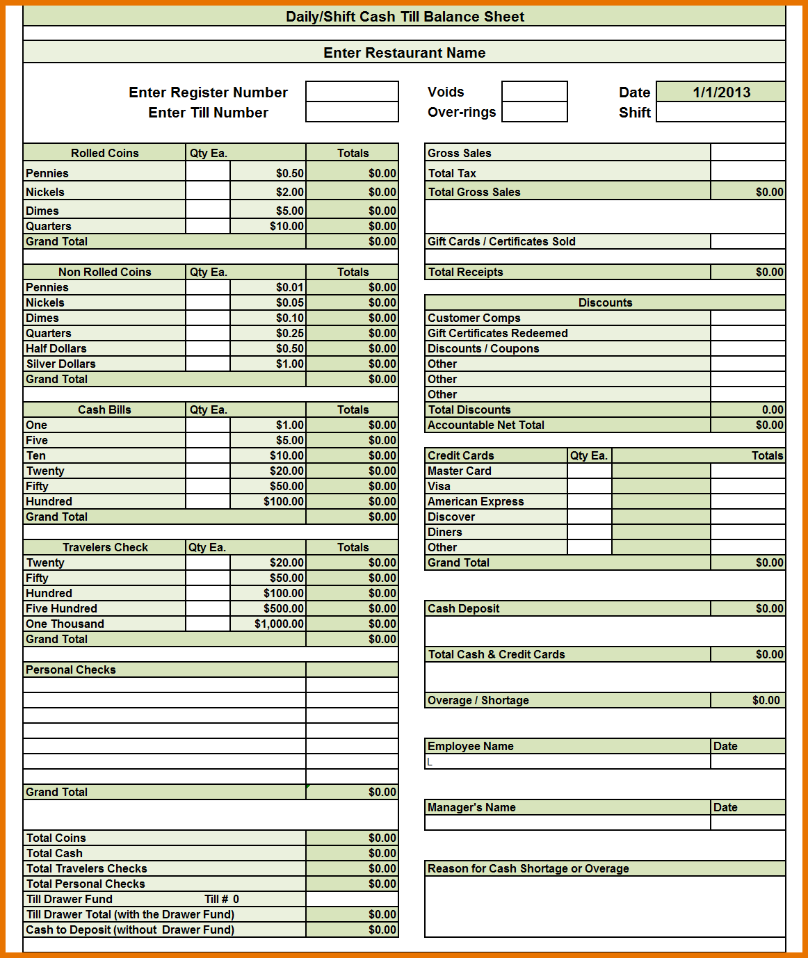 8+ excel balance sheet | Itinerary Template Sample