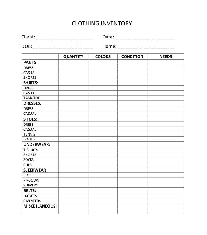 Inventory Spreadsheet Template 48+ Free Word, Excel Documents 