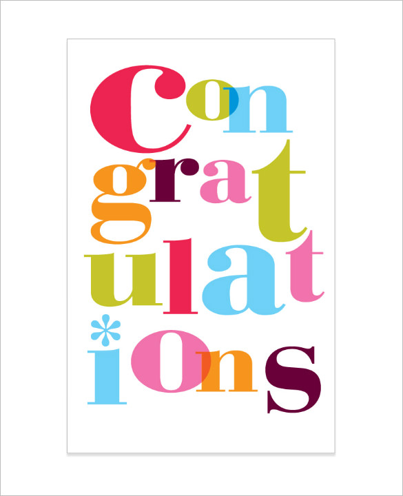 congratulations card templates   Kleo.beachfix.co