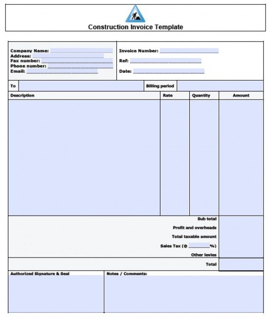 construction invoice example   Tier.brianhenry.co