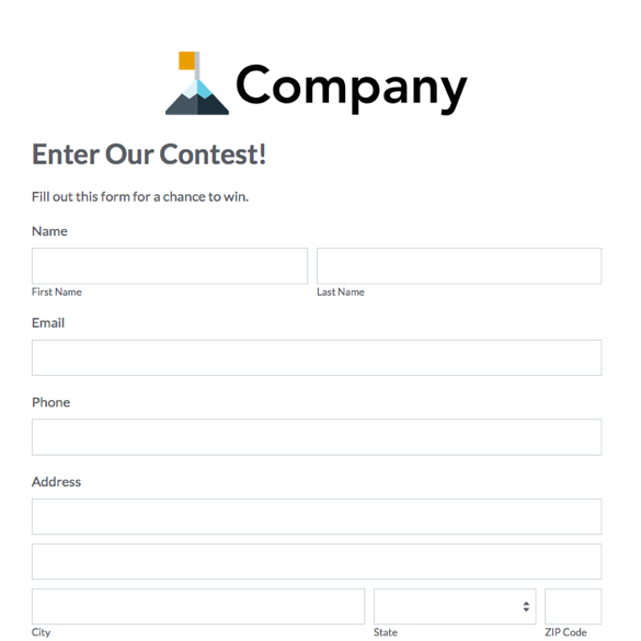 contest entry form template word ballot entry template contest 