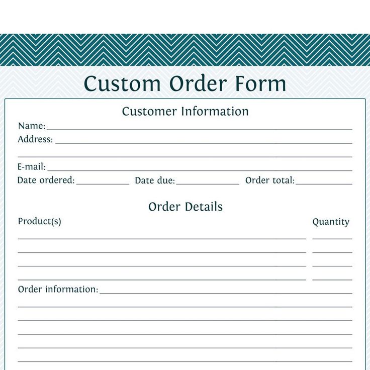 microsoft office order form template   Tier.brianhenry.co
