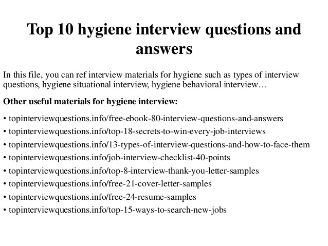 Dental Hygienist interview questions   YouTube