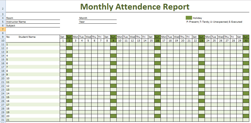 employee attendance record template Gecce.tackletarts.co employee attendance record template Gecce.tackletarts.co