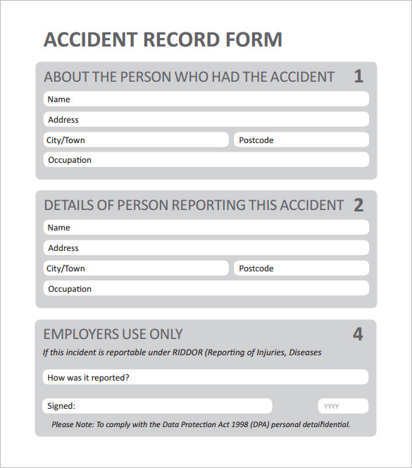 incident report form for employees   Tier.brianhenry.co