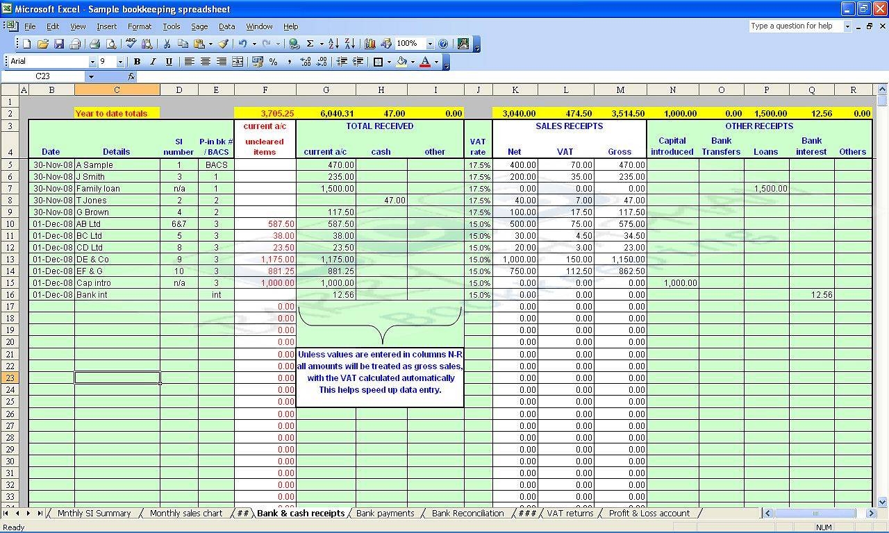 free farm record keeping spreadsheets | Papillon northwan