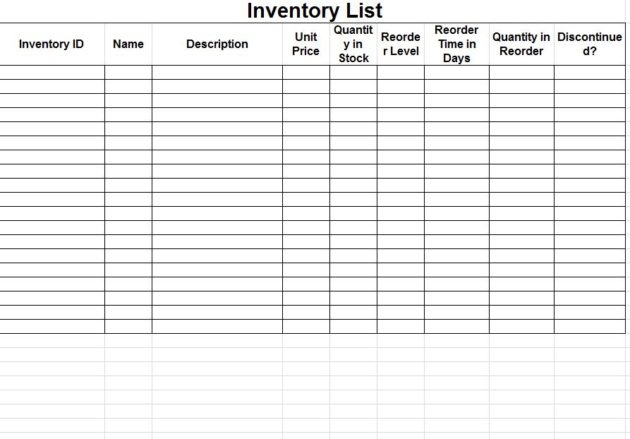 Free Inventory Spreadsheet Template As Spreadsheet App Project 
