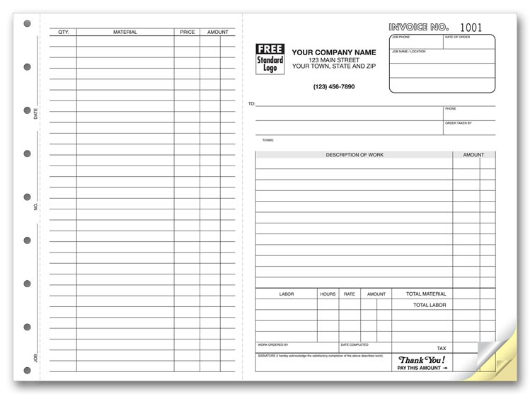 free printable work order template free work order template 