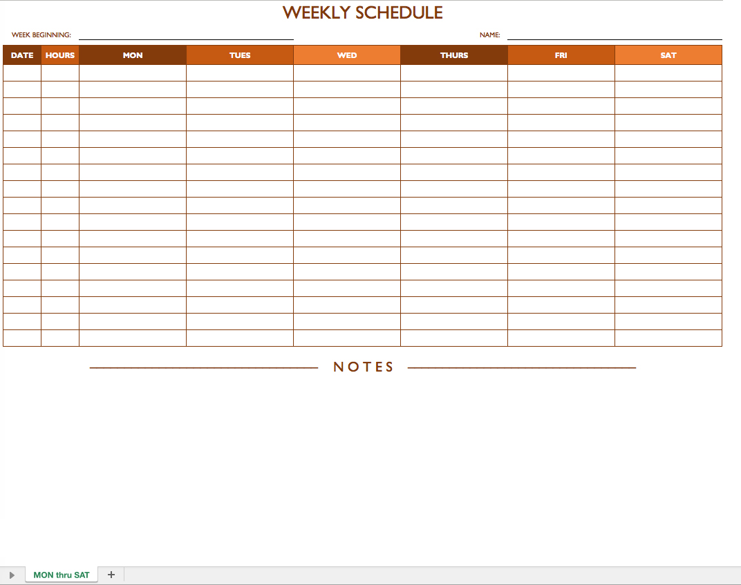 printable schedules for work   Kleo.beachfix.co