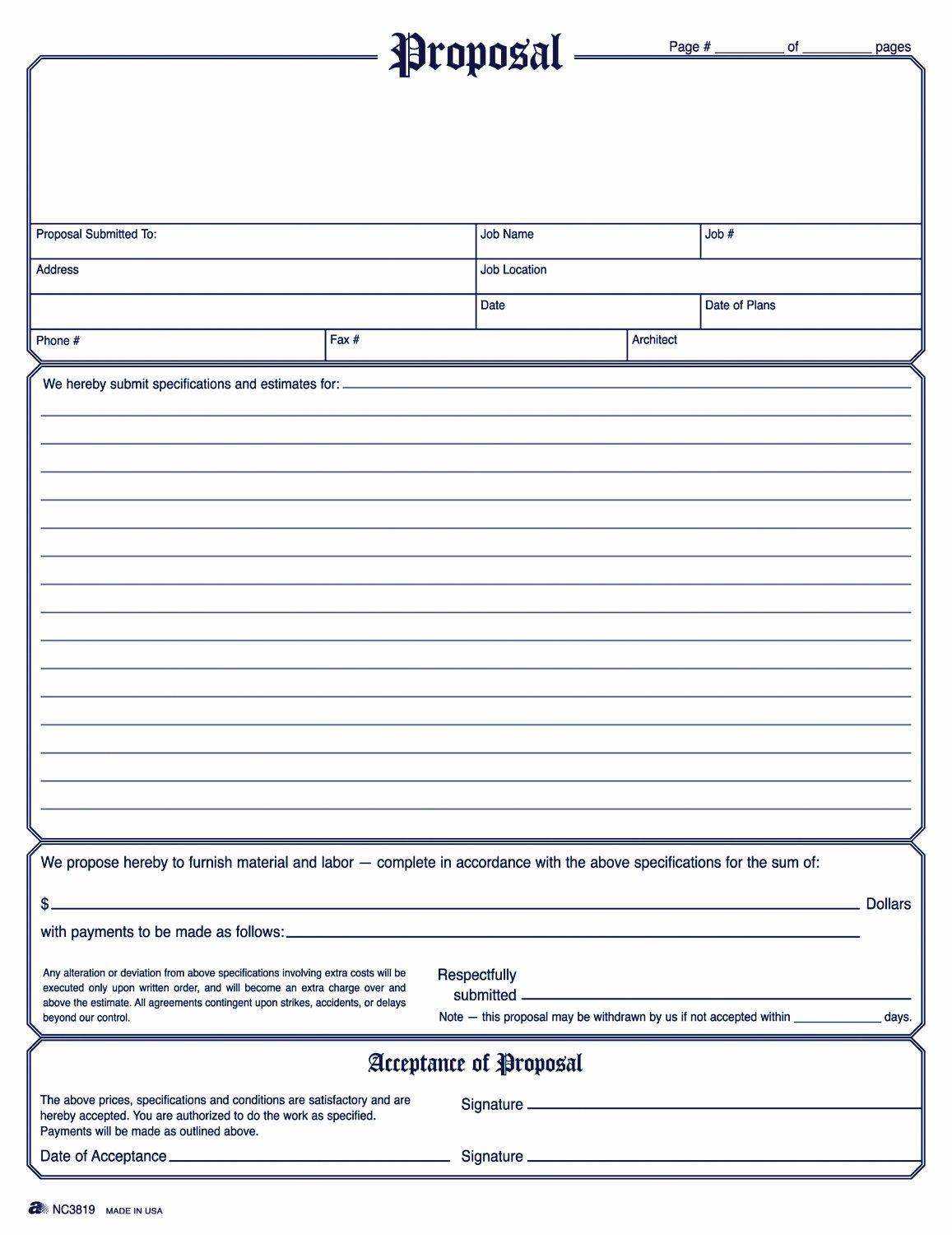 free proposal form template job proposal sample free job proposal 