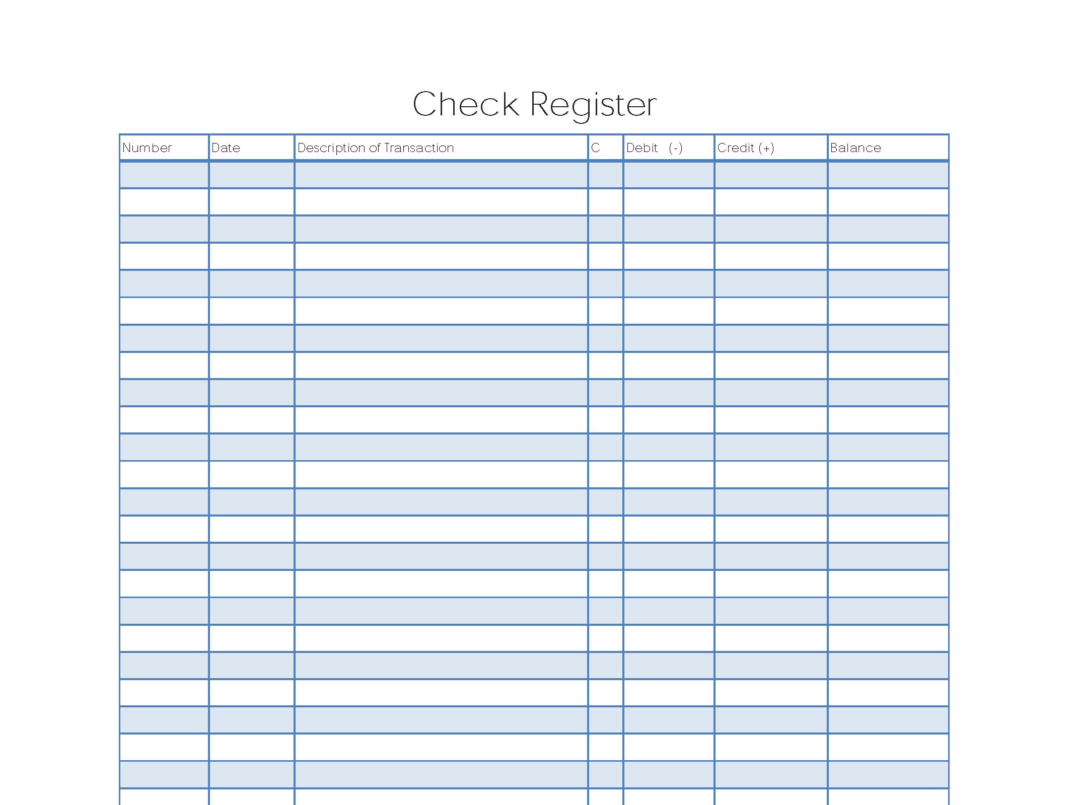 printable check register book   Kleo.beachfix.co
