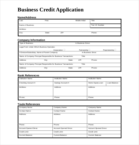 credit application templates   April.onthemarch.co