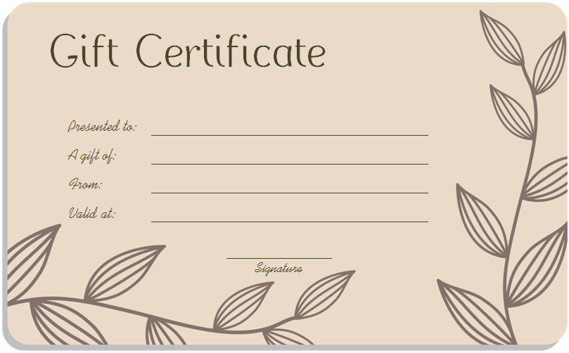Google Docs Gift Certificate Template charlotte clergy coalition