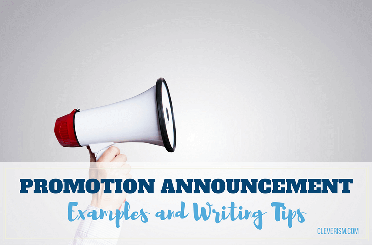 Promotion Announcement Examples and Writing Tips