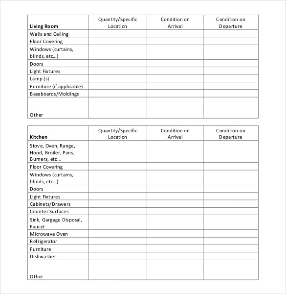 Inventory Checklist Template   24+ Free Word, PDF Documents 