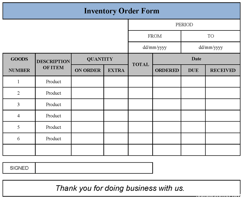 book order form template word toner inventory template stock 
