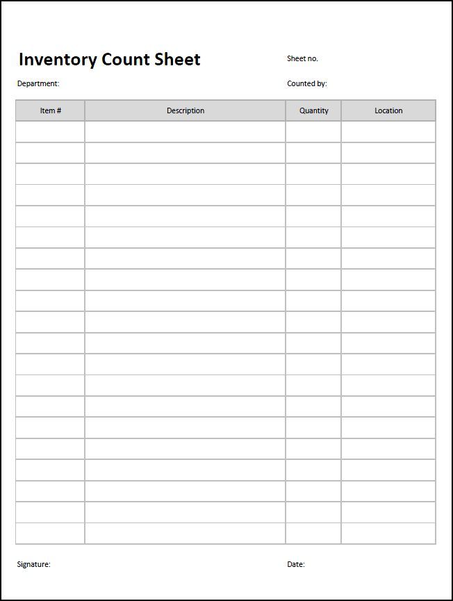 Inventory Sheet Template Doc – cashinghotniches.info