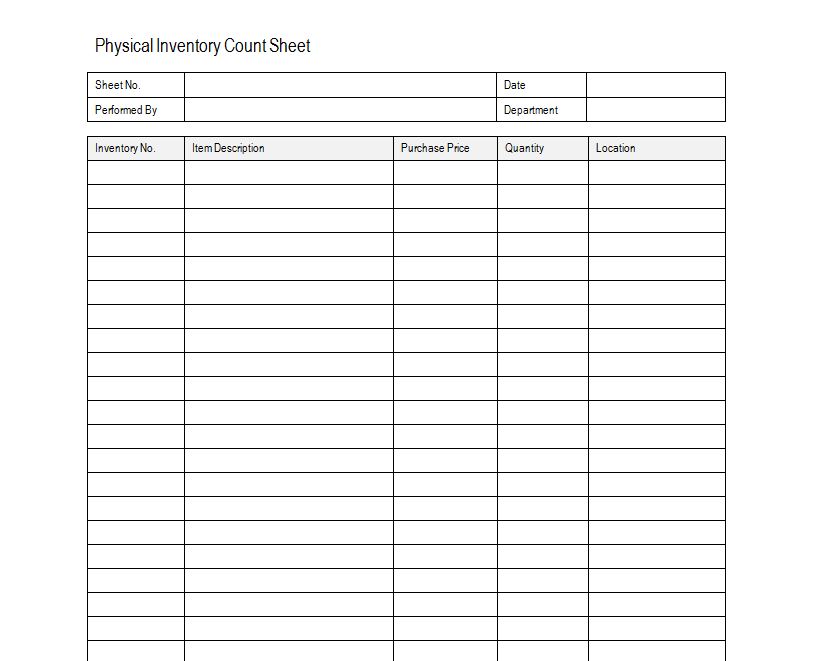 examples of inventory sheets   Boat.jeremyeaton.co