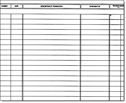 5 EASY TO READ CHECKBOOK TRANSACTION REGISTER LARGE PRINT CHECK 
