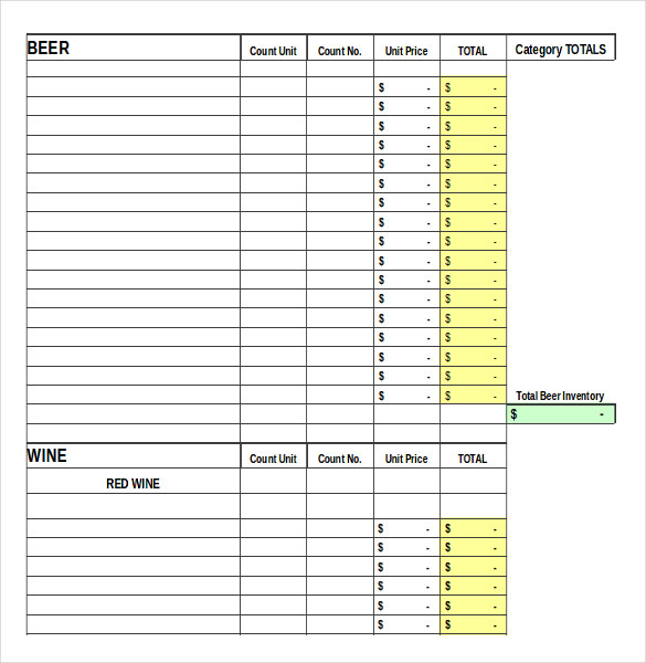 bar inventory spreadsheet   Boat.jeremyeaton.co