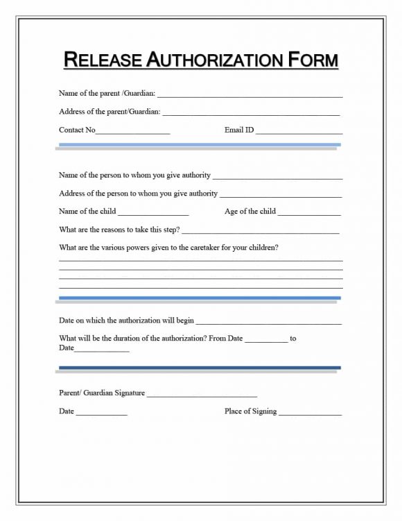 Free Printable Medical Consent Form | Free Medical Consent Form 