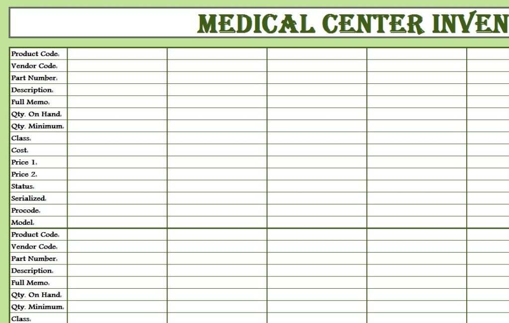 23 Images of Medical Inventory Template | leseriail.com