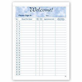 Amazon.: Patient Sign in Sheets, 8 1/2