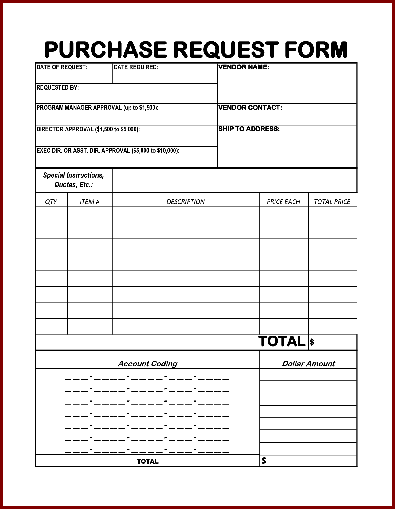 purchase requisition form template purchase requisition form free 