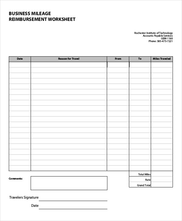 sample reimbursement form   Gecce.tackletarts.co