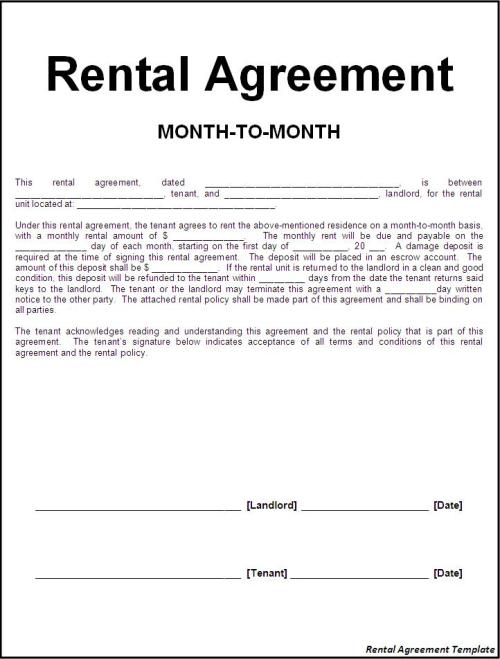 How to Find A Rental Agreement Template | Union Legal Network