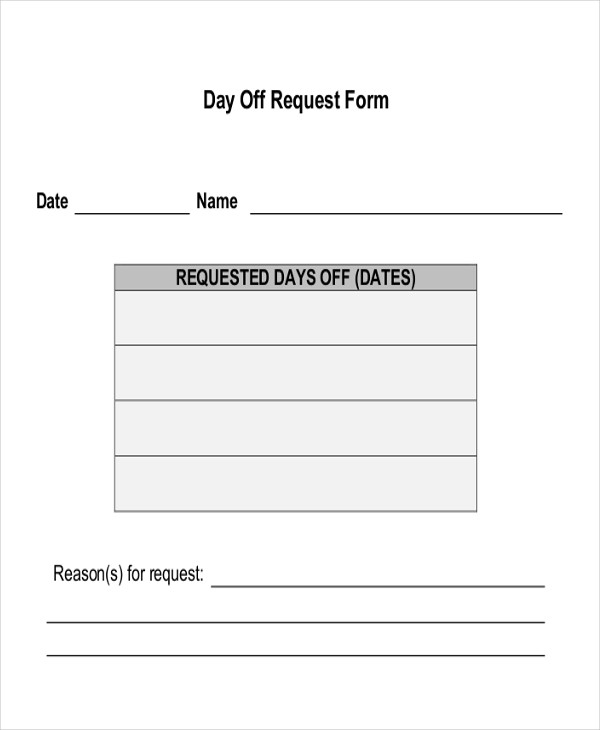 request for day off template   Boat.jeremyeaton.co