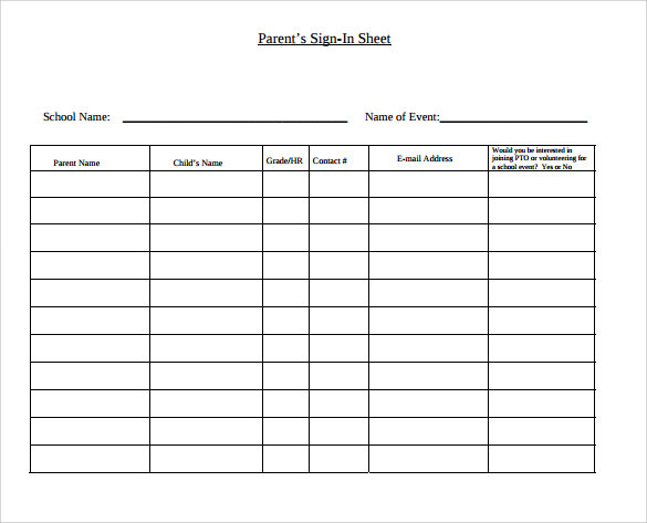 sign in sheets template free   April.onthemarch.co