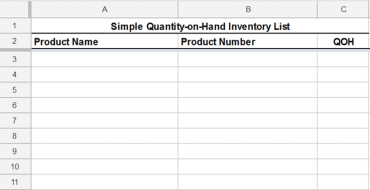 Simple Inventory Template – 16+ Free Word, Excel, PDF Documents 