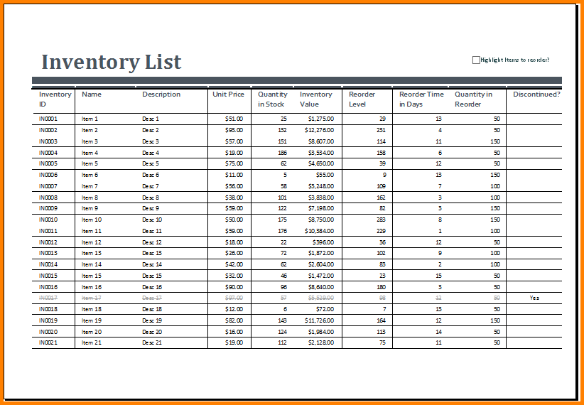 supplies inventory spreadsheet   Tier.brianhenry.co