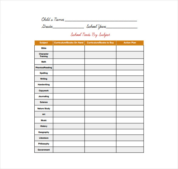 Supply Inventory Template   19 Free Word, Excel, PDF Documents 