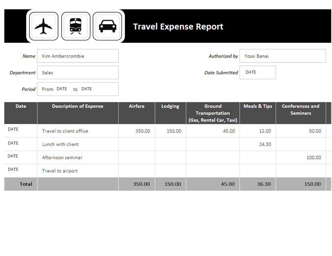 travel expense form template excel travel expense form excel 