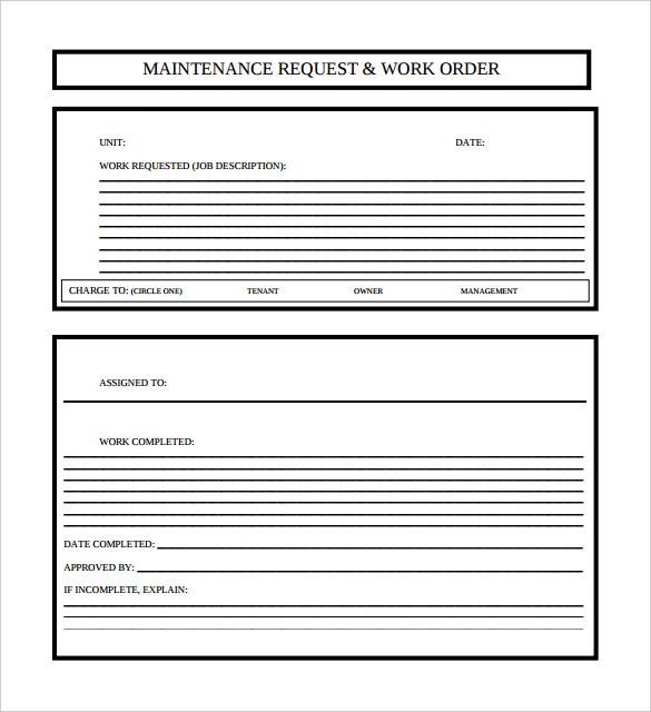 work request form template   Boat.jeremyeaton.co
