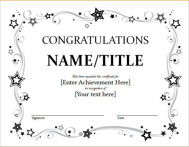 congratulations certificate template congratulation certificate 